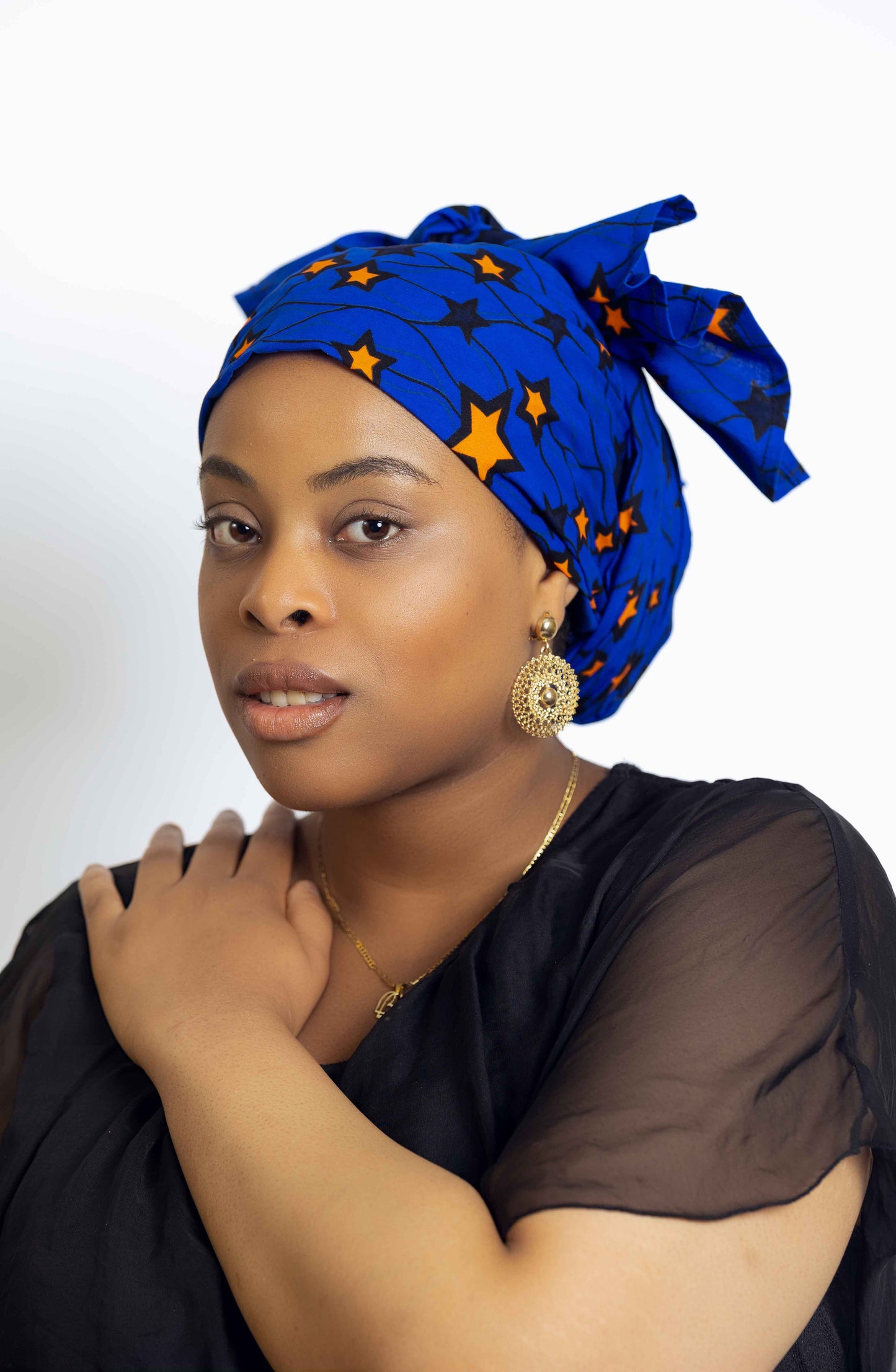 Ankara Headwrap / Blue blue