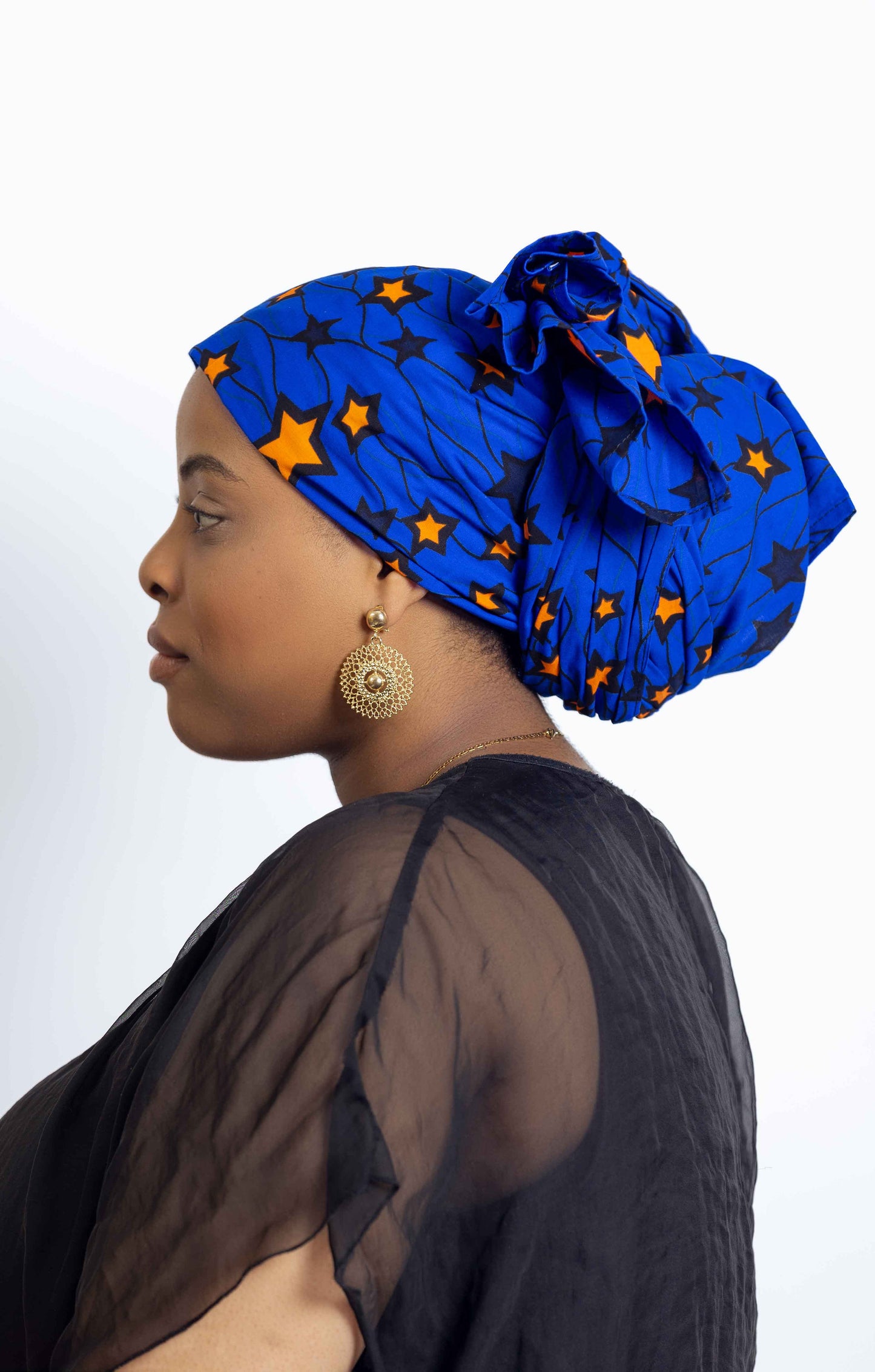 Ankara Headwrap / Blue blue